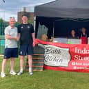 Ashington Cricket Club chairman Steve Storey with Alex Nice. Picture: Greg Williams
