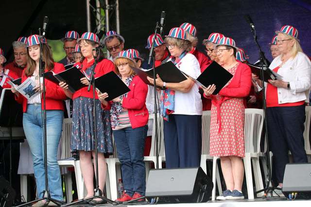 There was a wide selection of music for crowds at Jubilee Picnic in the Park.