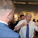 Boris Johnson on a recent visit to Sunderland's National Glass Centre