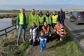 Volunteers with Seahouses Toads on Roads.