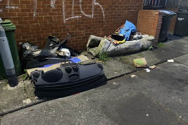 Ashington continues to be blighted with litter and fly-tipping issues.