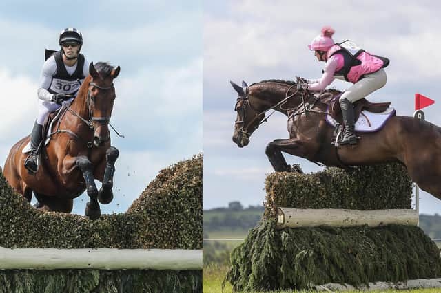 Harry Mutch and Samantha Jimmison on their way to their class wins at Alnwick Ford on Saturday.