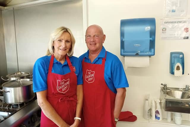 Retired nurses Jocelyn and Kevin have been volunteering for The Salvation Army for a decade.
