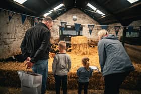 Visitors to Thornington Farm at Mindrum learned all about dairy farming.