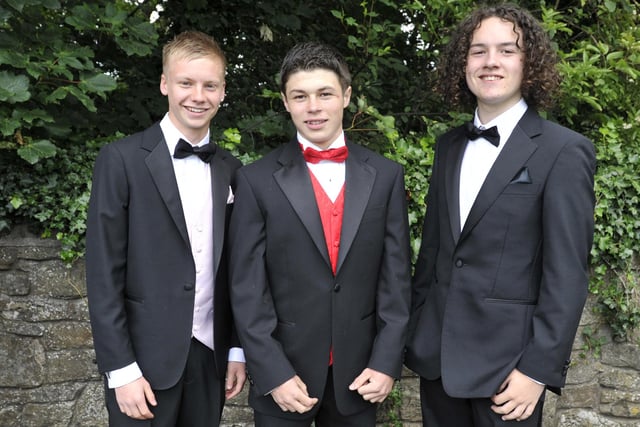 Duchess's High School year 11 prom 2011. Angus Gillespie-Payne, Adam Wilkinson and Dale Jemmett.