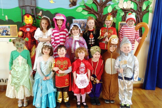 World Book Day celebrations at Broomhill First School.