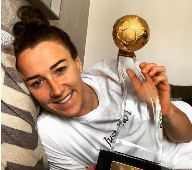 Lucy Bronze, who now dreams of captaining the England team.
