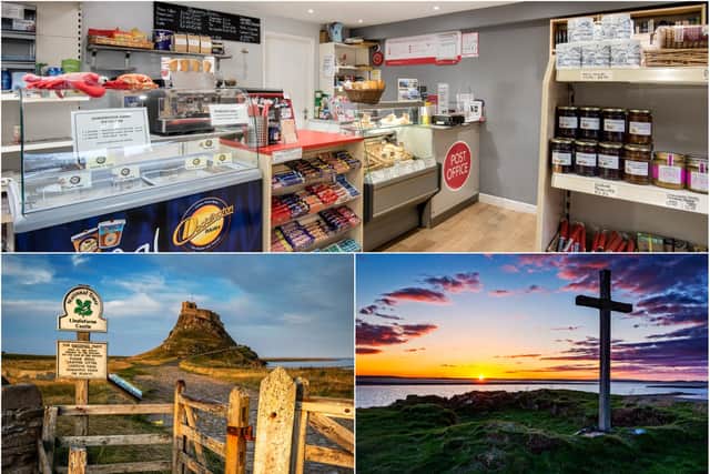 1st Class Food café and Post Office on Holy Island is up for sale.