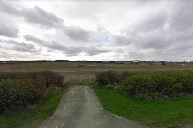 The site in Blyth where a detailed application has been lodged for 300 homes. Picture from Google