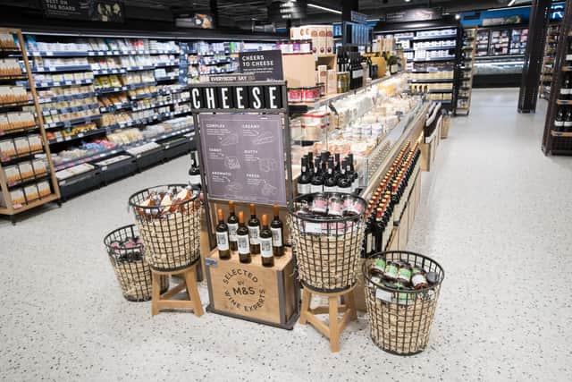 The new look cheese counter at M&S Foodhall in Silverlink.