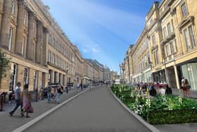 A CGI design of how Grey Street could look.