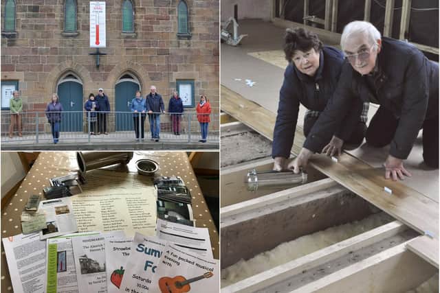 A time capsule has been buried at the Hindmarsh Hall in Alnmouth.