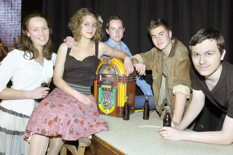 Key members of the cast of the 2007 production of West Side Story.