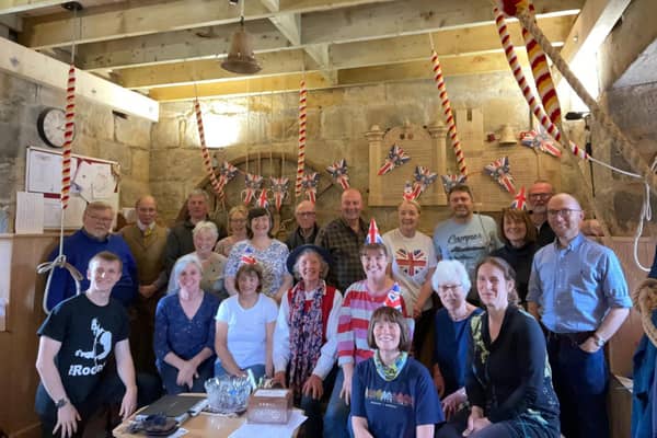 Bellringers from St Michael's Church in Alnwick.