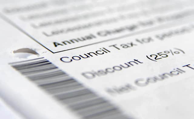 Thousands of households will not automatically receive a council tax rebate.