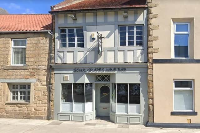 Sour Grapes Wine Bar in Morpeth closed six months ago. Picture from Google.