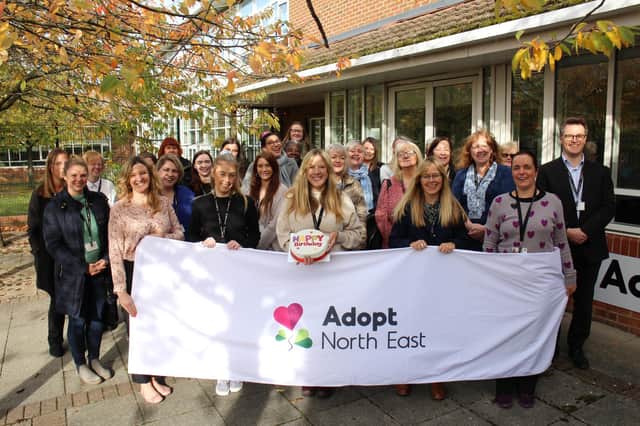 The Adopt North East team.