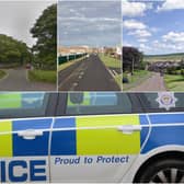 Some of the locations across large parts of Northumberland where most crime was reported, according to latest figures.