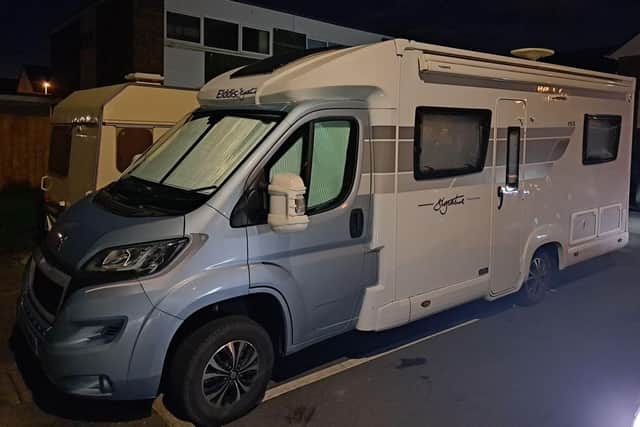 One of the stolen motorhomes.
