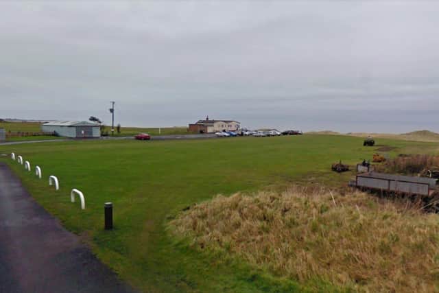 The incident happened on Warkworth Golf Course. Image copyright Google Maps.
