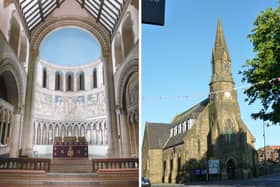 Left, St James’s donated the whole of the collection. Right, St George’s Presbyterian Church donated £4 10s.