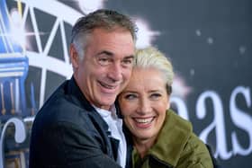 Actor Greg Wise and wife Emma Thompson.