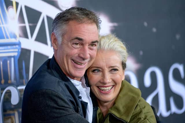 Actor Greg Wise and wife Emma Thompson.