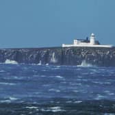 Crews were called to the Farne Islands