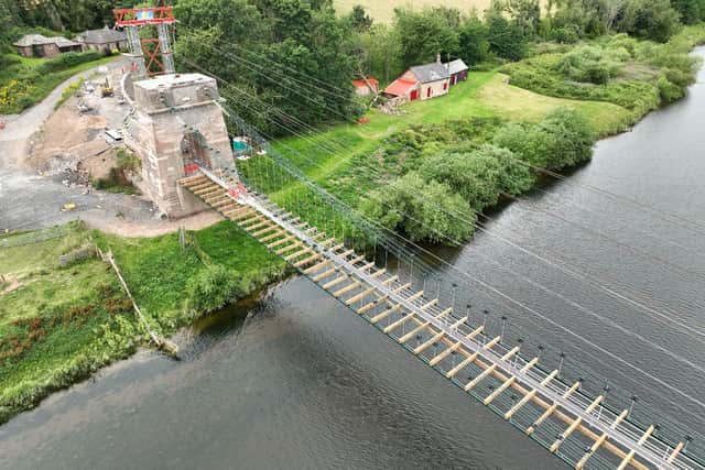 Complex work to fully restore the Union Chain Bridge connecting England and Scotland is entering its final phase.