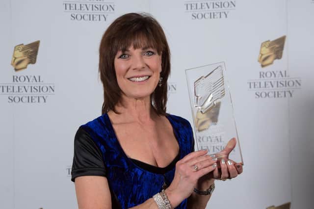 Pam Royle, pictured here after she was named presenter of the year at the Royal Television Society's regional awards ceremony, is stepping down from her ITV News Tyne Tees and Border role this spring.