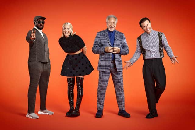 Coaches on The Voice: will.i.am, Anne-Marie, Sir Tom Jones and Olly Murs.