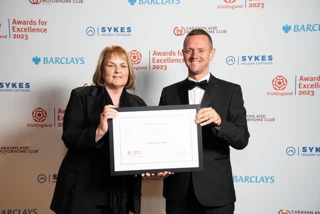 Langley Castle Hotel won a silver in the Resilience and Innovation Award at the VisitEngland Awards for Excellence 2023. Picture: VisitBritain
