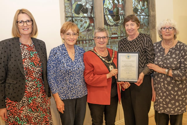 HospiceCare North Northumberland volunteers were recognised for their work during the Covid pandemic.