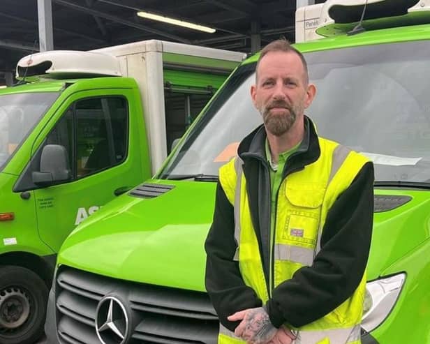 Simon Deniel, an Asda delivery driver, saved a man's life while on shift.
