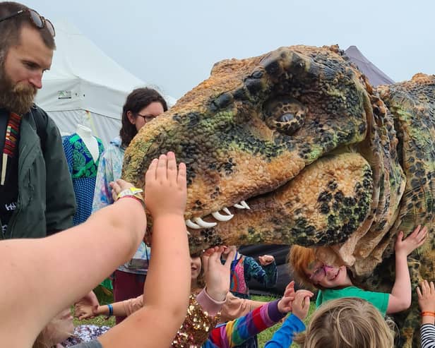 Dinosaur-themed fun is on offer at Bamburgh Castle.