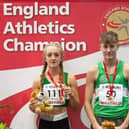 English champions - Sadie Parker and Luke Pichler.