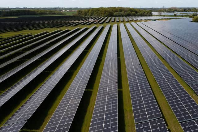 The solar farm will generate 49.9 megawatts of power. (Photo by Daniel Leal/AFP via Getty Images)