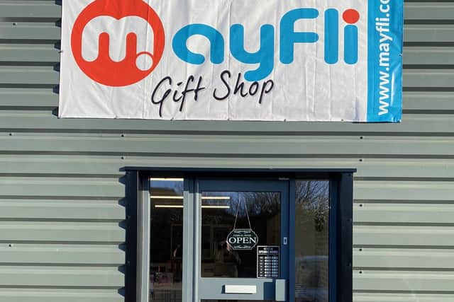 The shop is run in partnership with Mayfli