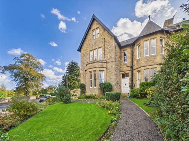 The house is a stone-built residence located near Barter Books.