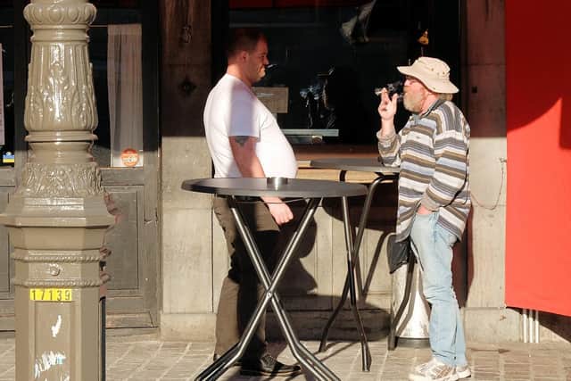 Northumberland is among the councils to ban smoking outside pavement cafes.