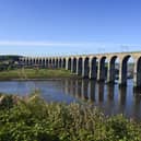 The River Tweed at the Royal Border Bridge in Berwick. Picture by Jane Coltman.