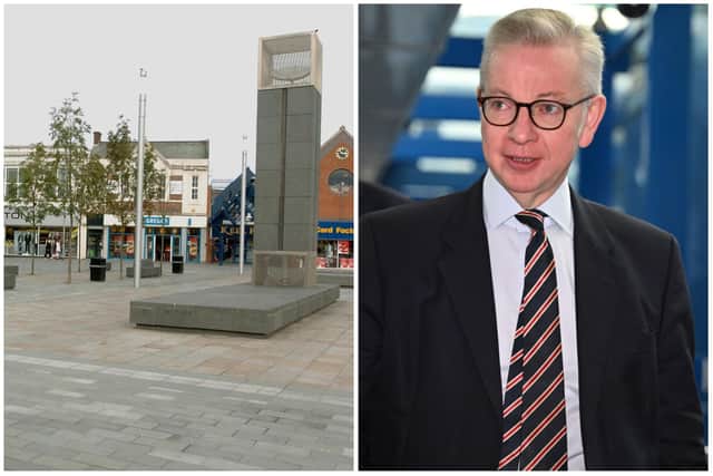 Michael Gove has announced an extra £20.7m worth of levelling up cash for Blyth.