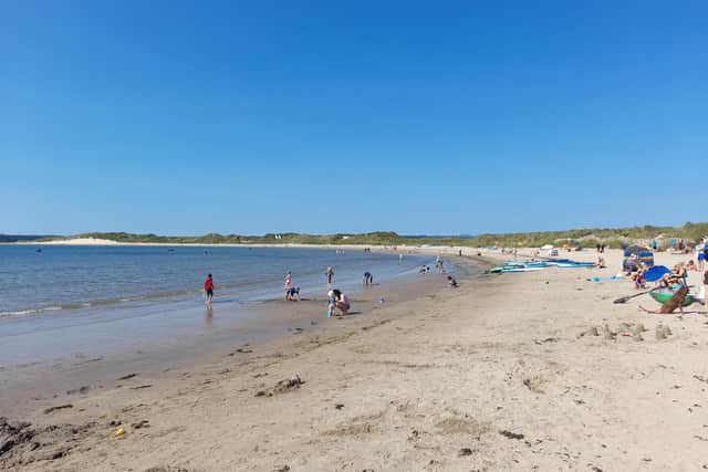 Beadnell beach at 10.30am on Saturday.