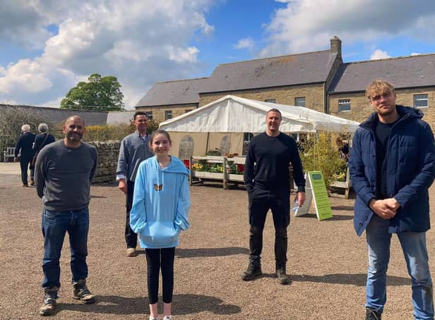 Ava Smith pictured with Chris Harris, her father Alastair, Paddy McGuinness and Andrew ‘Freddie’ Flintoff.