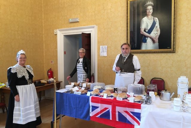 Val Knowles, Margaret Shaw and Alan Knowles organised and served refreshments in Berwick Guildhall for Heritage Open Days.