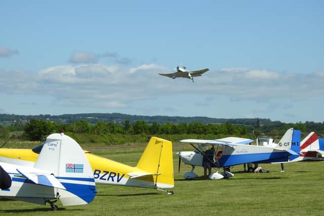 Aircraft at the commemorative fly-in. Picture by Anne Hopper.