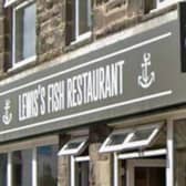 Photo by Google of Lewis’s Fish Restaurant in Seahouses.