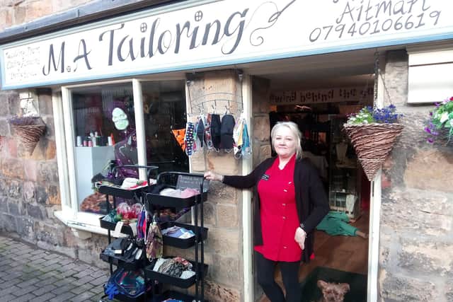 Mandy Aitman of M A Tailoring in Alnwick.