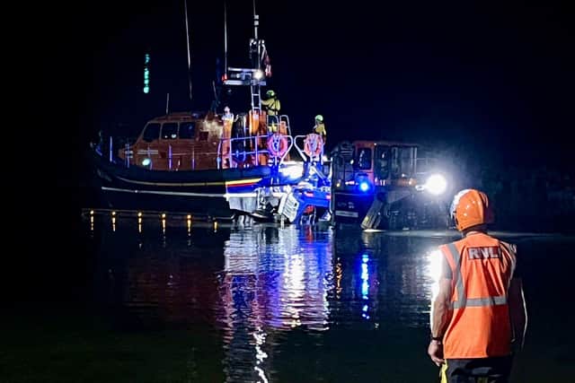 RNLI responds to late-night medical emergency off the Northumberland coast