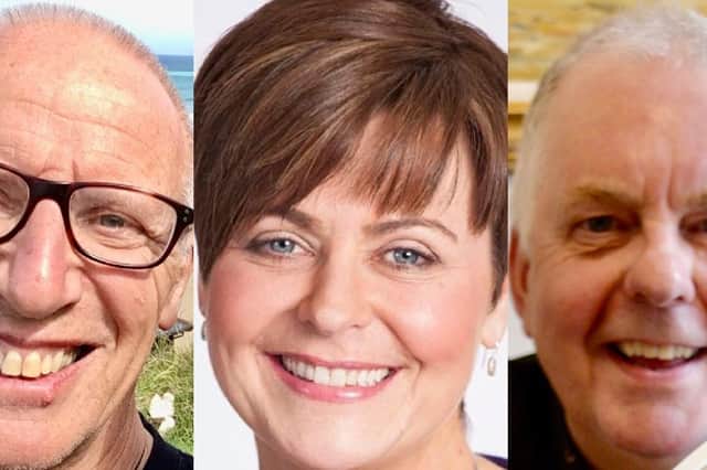 An Evening With Ray Laidlaw, Carol Malia and Ed Waugh is being held in aid of Monkhouse Primary School.